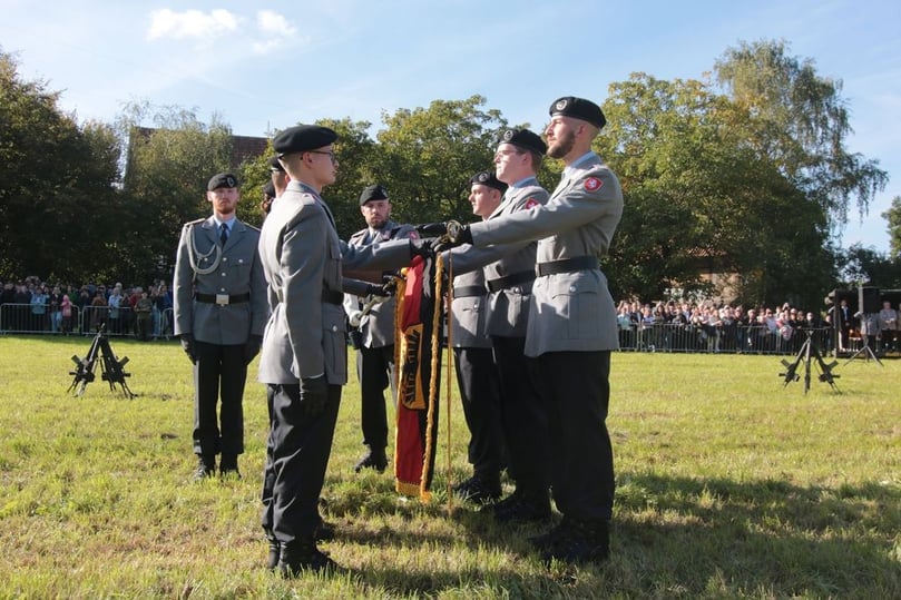 Feierliches Gelöbnis in Dolberg