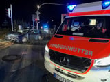 Unfall auf der Haller Straße in Steinhagen.