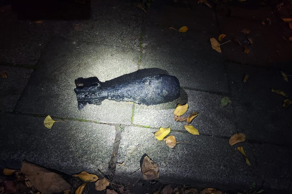 Mörsergranate beim „Magnetangeln“ entdeckt