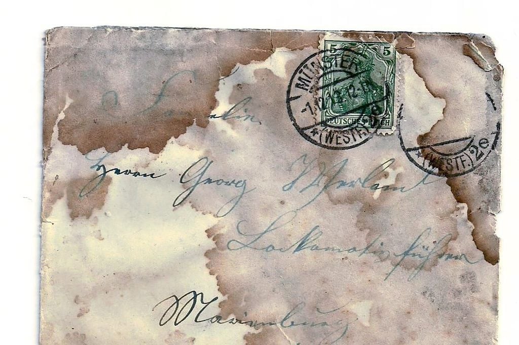 109 Jahre alter Brief: Absenderin und Empfänger identifiziert