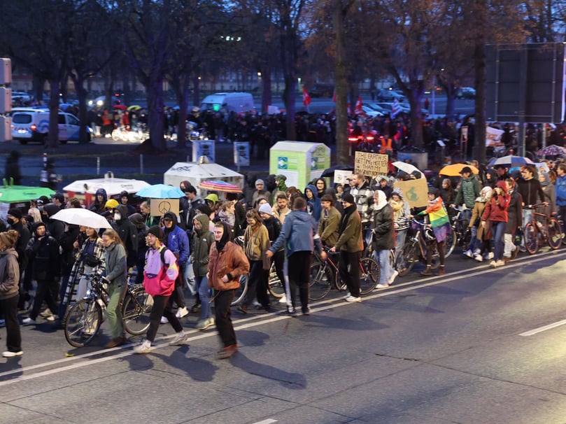 Laut Münsters Polizei sind für die kommenden Tage insgesamt 13 Demonstrationen angemeldet. Hier geht es zur Übersicht.