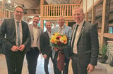 Jubilarehrung des CDU-Stadtverbands Ahlen 2022 im Scheunencafé Wibbelt.