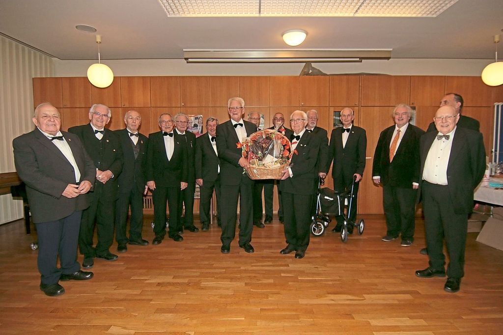 Hans Johnen seit 65 JahrenChorsänger aus Leidenschaft