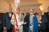 Am 11.11. um 11 Uhr 11 stellt die Prinzengarde dem Oberbürgermeister Markus Lewe den Prinzen vor.