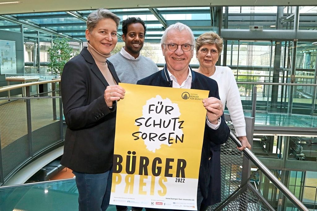 Acht Finalisten für den Bürgerpreis stehen fest
