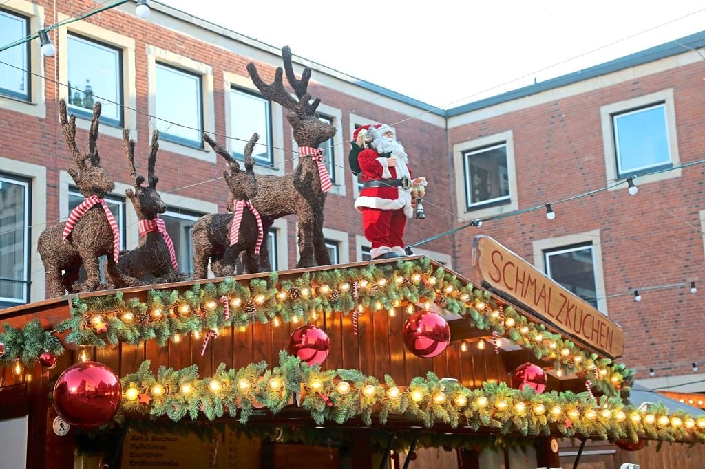 Münster leuchtet in der Adventszeit – aber weniger