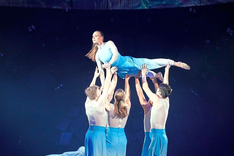 Impressionen von den Proben der neuen „Holiday on Ice“-Show.