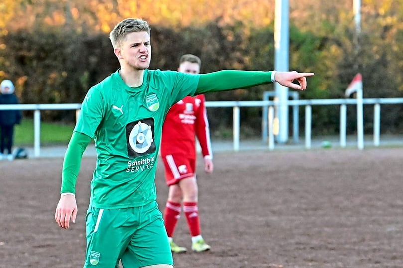 Ein Schnapper im falschen Trikot: Malte Wilmsen half im Feld aus und wusste es gleich besser.
