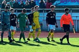 Die A-Junioren des TuS Altenberge gewinnen des Kreispokalendspiel gegen Münster 08 mit 3:0 (19. November 2022).
