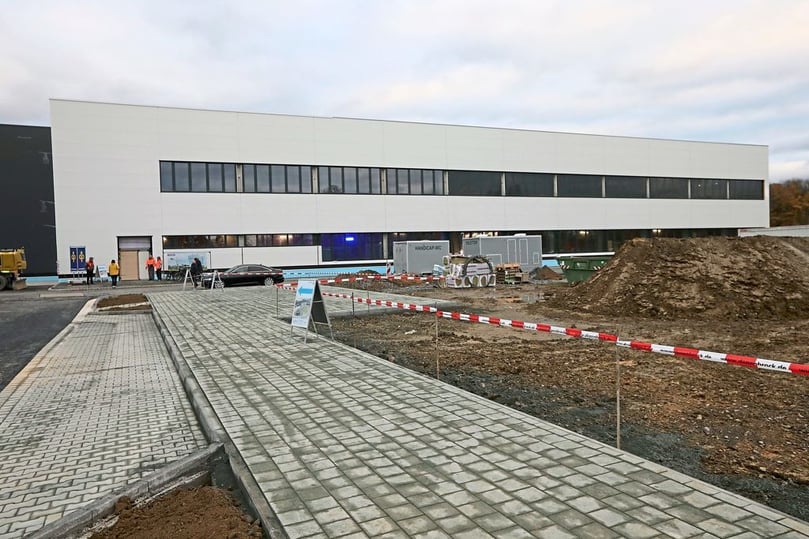 Richtfest Forschungsfertigung Batteriezelle.