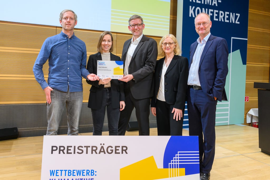 Münster als „Klimaaktive Kommune 2022“ ausgezeichnet