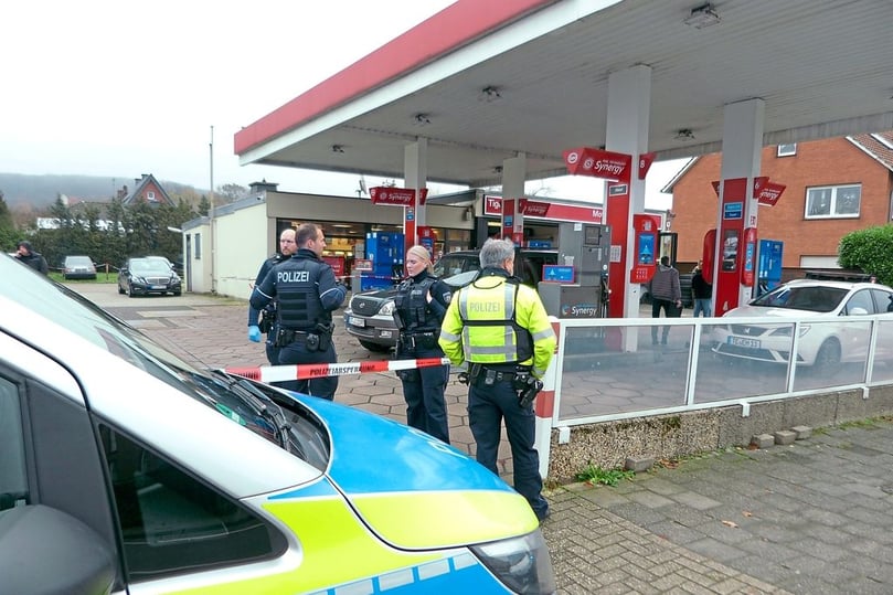 Am Mittwochvormittag sind in einer Tankstelle in Lengerich Schüsse gefallen.