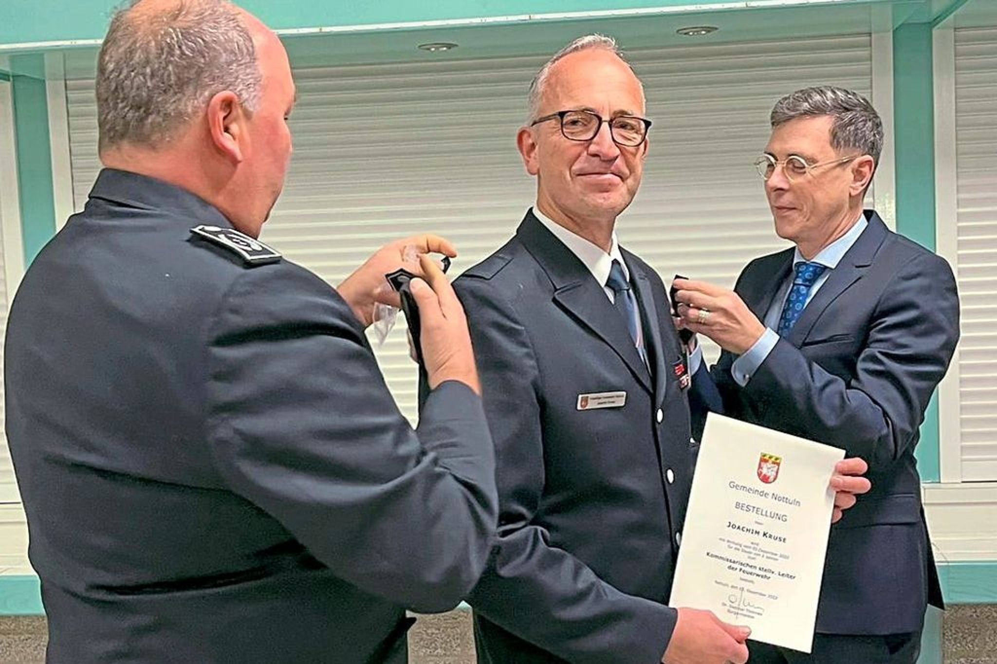 Joachim Kruse neu in der Wehrführung