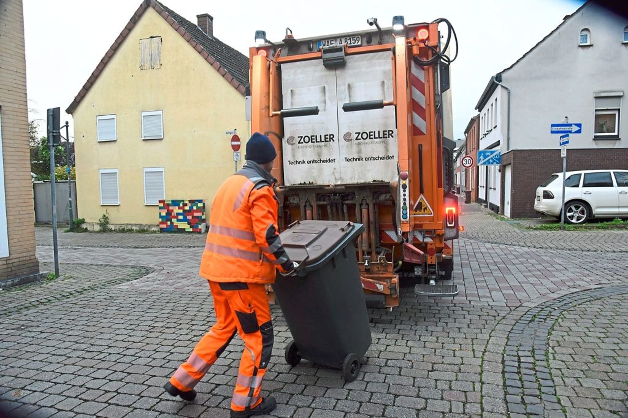 Alle Termine zur Müllabfuhr in einem Kalender gelistet