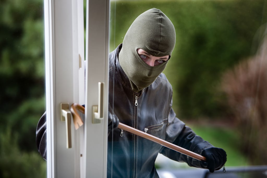 Von Bewohnerin überrascht: Täter lassen Fernseher fallen und flüchten