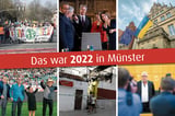 Das G7-Treffen, der „Tatort“-Geburtstag, verhaftete Kegelbrüder auf Mallorca und ein Todesfall nach dem CSD in Münster: Die Menschen in Münster haben in diesem Jahr viele Themen beschäftigt und bewegt. Wir haben die Fotos des Jahres 2022 gesammelt:
