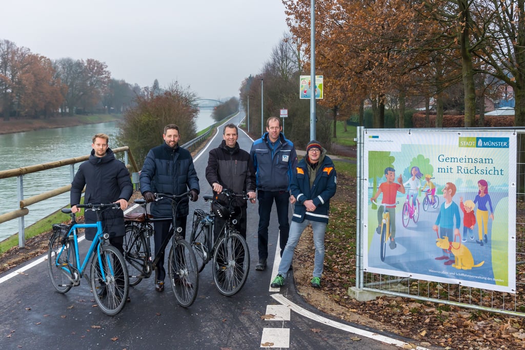 Nördlicher Abschnitt der Kanalpromenade fertiggestellt