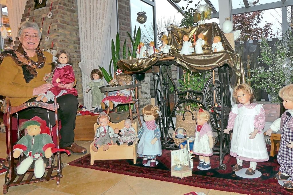 Die Liebe zu Puppen hält das ganze Leben