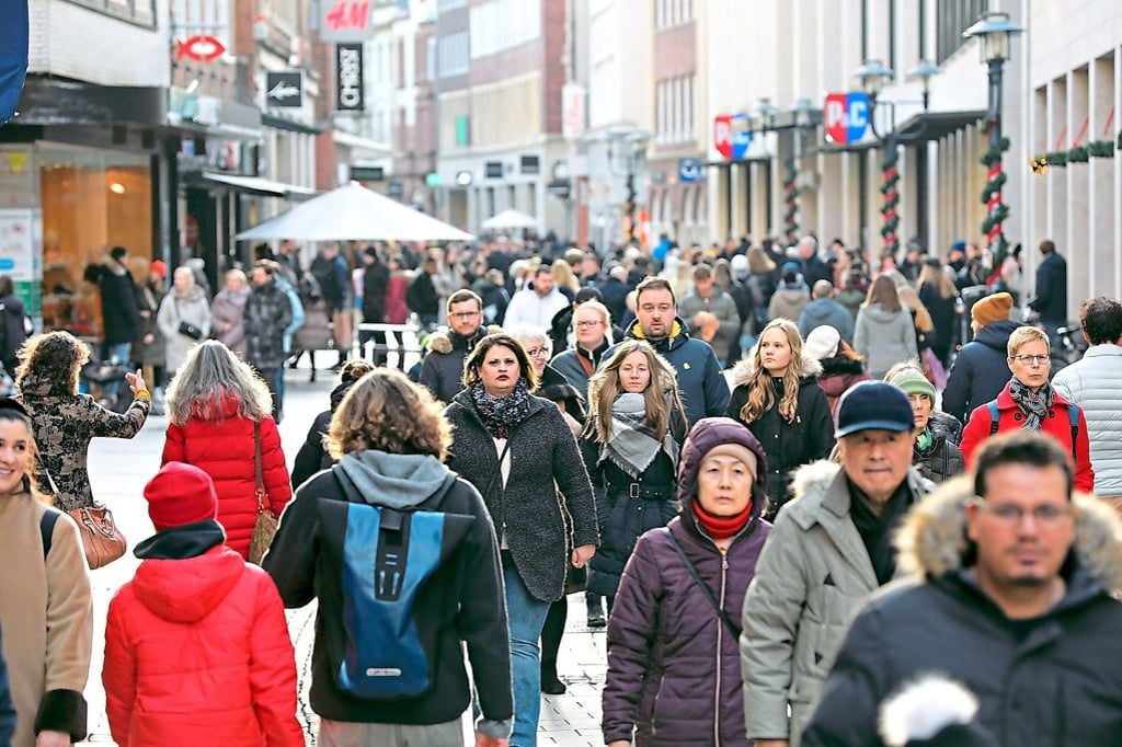 Winterwetter lockt in die Innenstadt