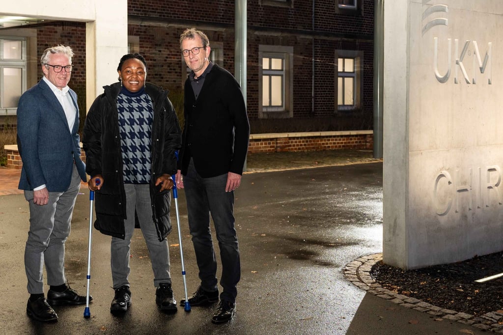 Nach Schussverletzung: Kamerunerin wurde am UKM erfolgreich operiert