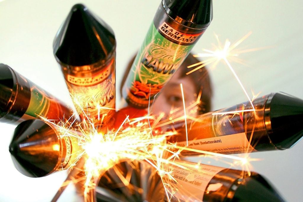 Run auf Raketen mit Hindernissen