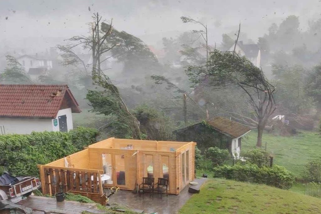 Als ein Tornado Lütmarsen und Ovenhausen verwüstete