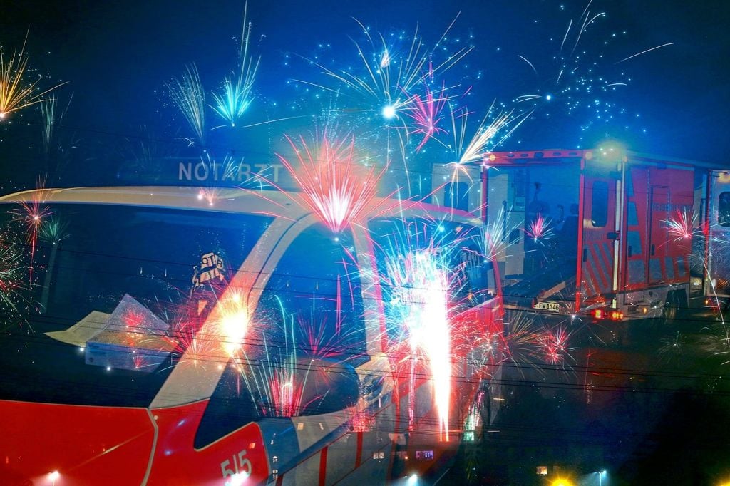 Schwerste Verletzungen an Silvester: Drei Personen durch Feuerwerk erblindet