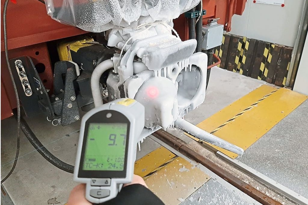 Härtetest in  der Mindener Klimakammer