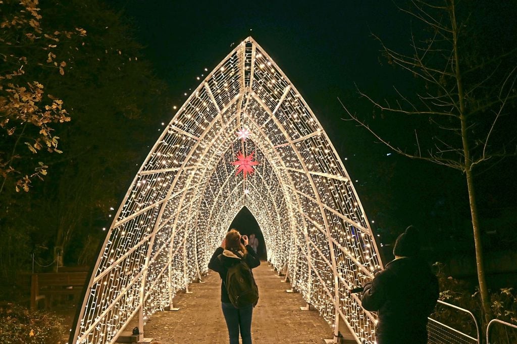 Die Lichter im „Christmas Garden“ gehen aus