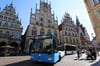 Wegen des Hansemahls müssen die Busse in Münster Umleitungen fahren.