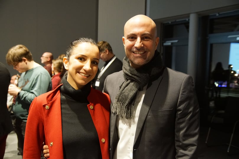 Zuversichtlich gestimmt sind SPD-Landratskandidat Ali Dogan und seine Ehefrau Sevil.