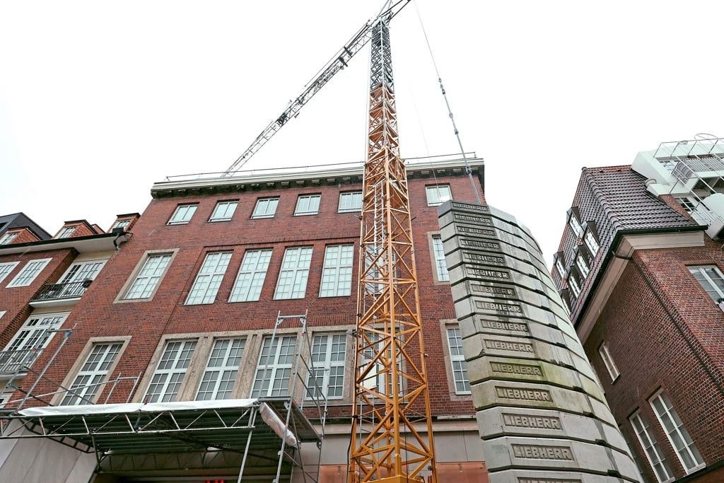 37-Meter-Kran in der Ludgeristraße