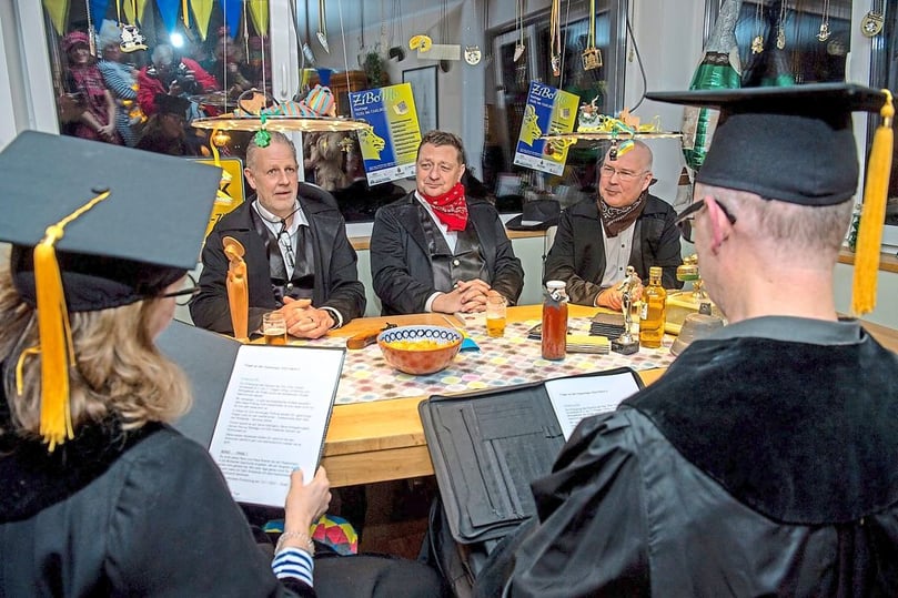Kniffelige Angelegenheit: Die Fragen an der Hippenmajor warn kniffelig.