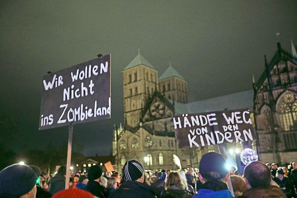 Vermeintliche Corona-Proteste nur noch monatlich