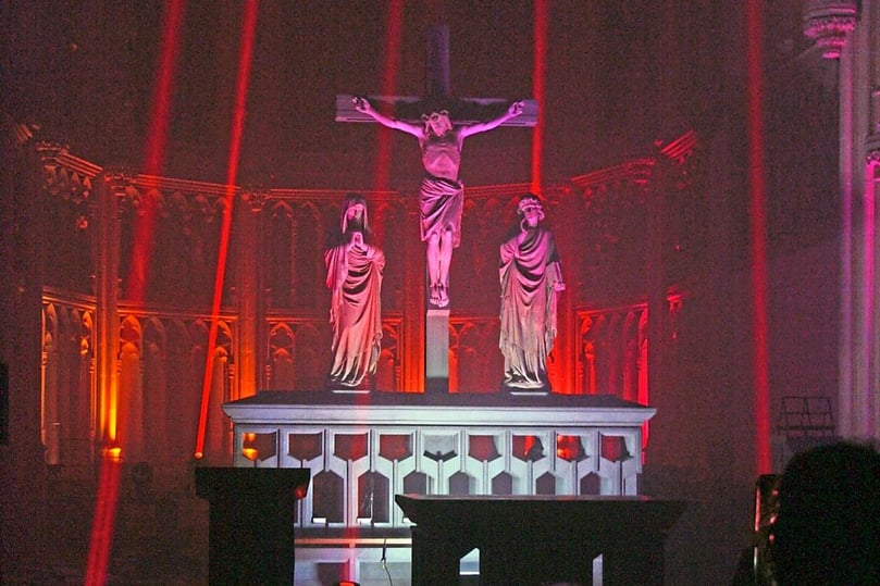 Impressionen von der Lichtshow
