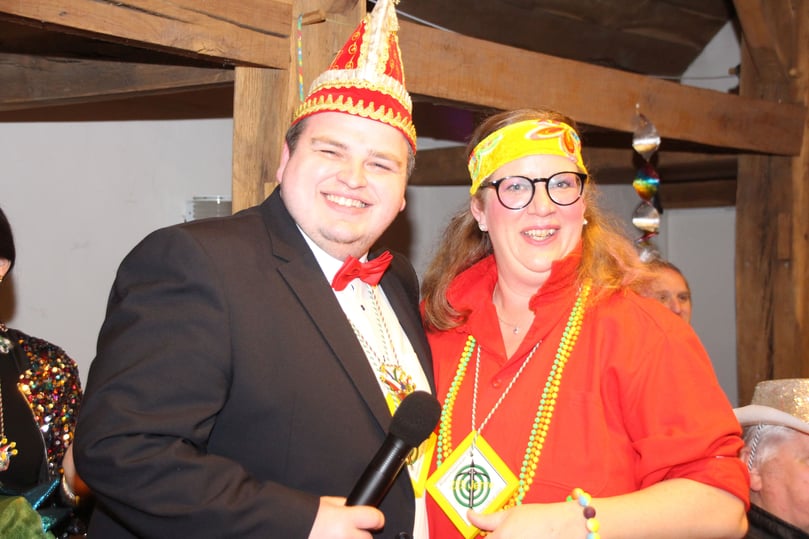 Karneval der Regenbogengruppe Saerbeck: Lars Winnemöller und Ute Dütsch