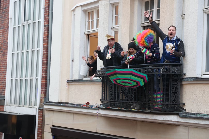 Impressionen vom Straßenkarneval in Münster 2023