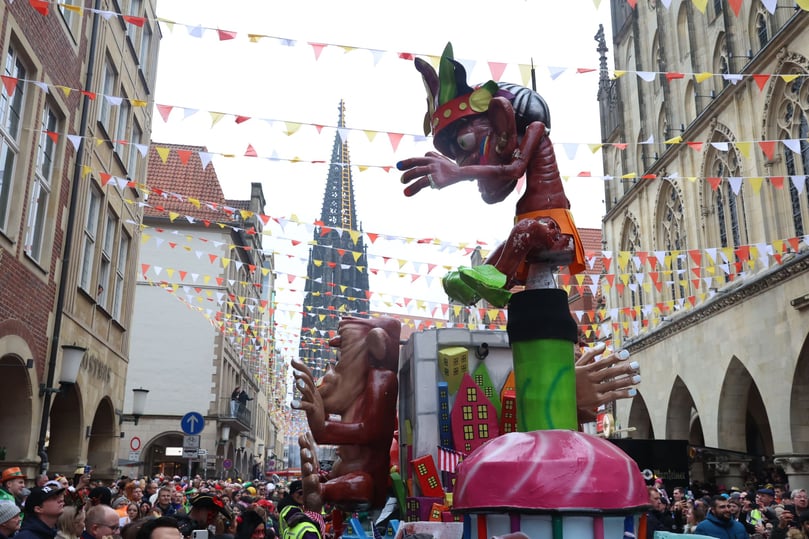 Impressionen vom Rosenmontagsumzug in Münster 2023