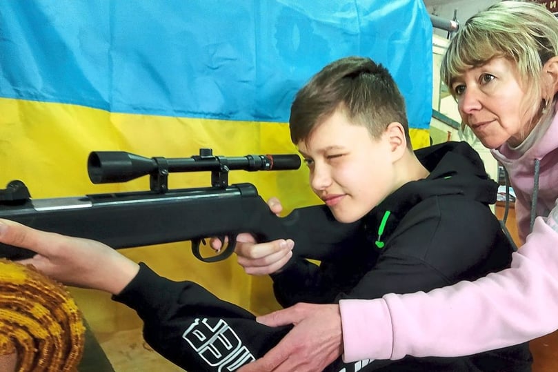 Diese Bilder haben Bürgerinnen und Bürger aus Winnizja (Ukraine) an Thomas Nufer geschickt.