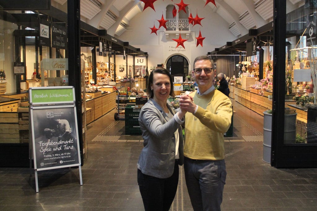 Feierabendmarkt mit „Speis und Tanz“ am 3. März in der Markthalle Herford