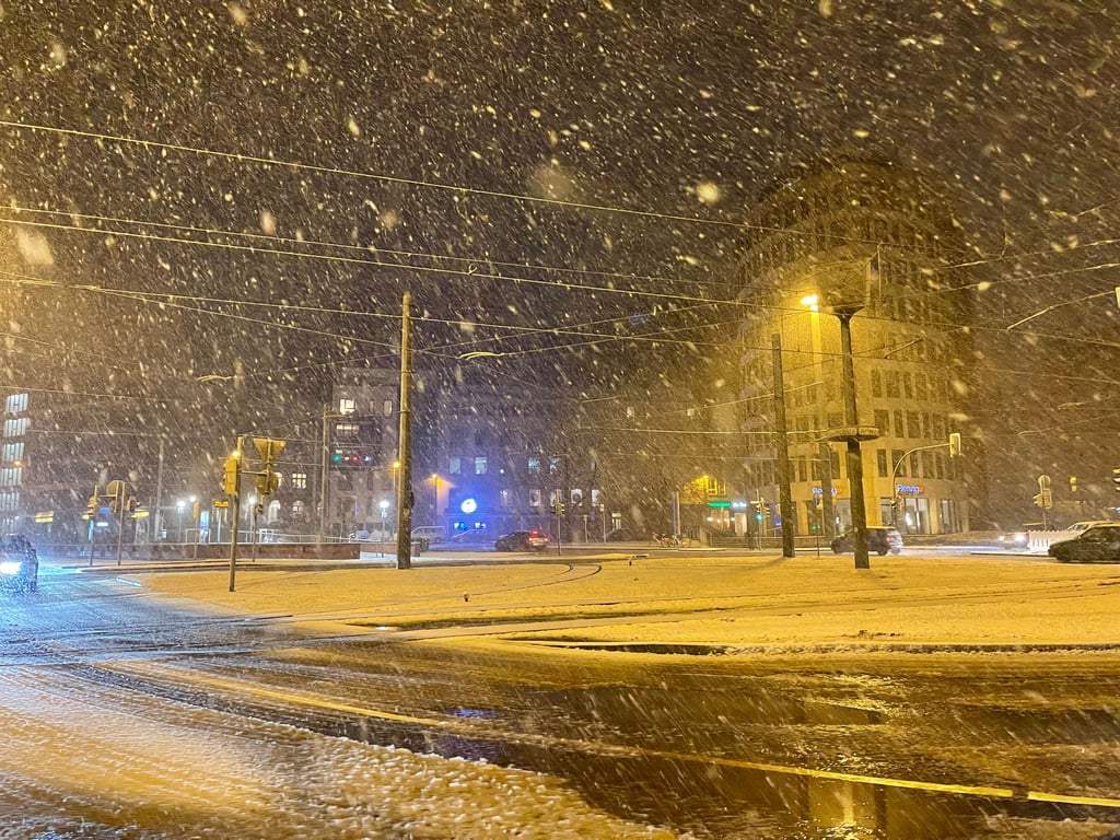 Warnung vor Schneefall in Bielefeld