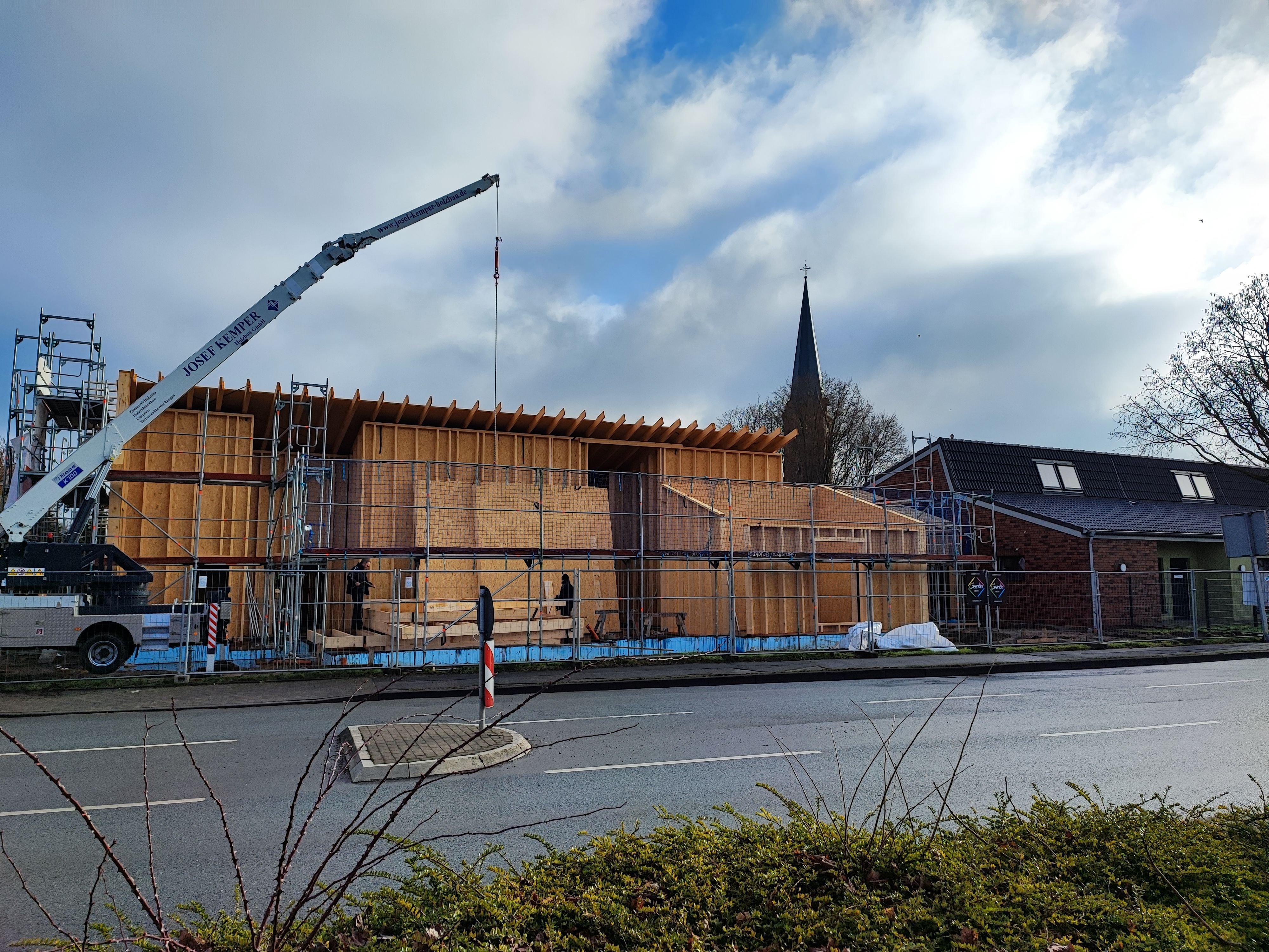 Erweiterungsbau Macht Sichtbare Fortschritte