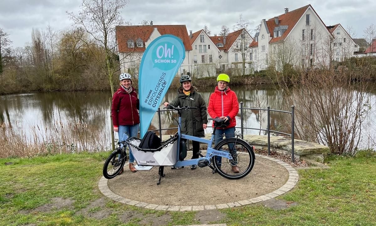 E-Lastenrad Steht In Lintel Zur Ausleihe Bereit