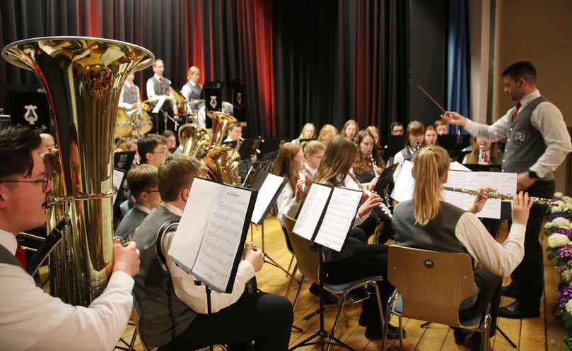 Auftritt der Musikjugend der Stadtkapelle Delbrück