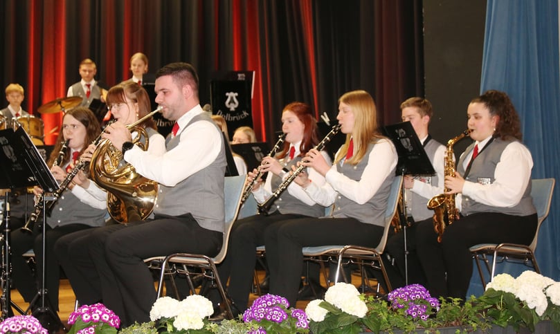 Auftritt der Musikjugend der Stadtkapelle Delbrück