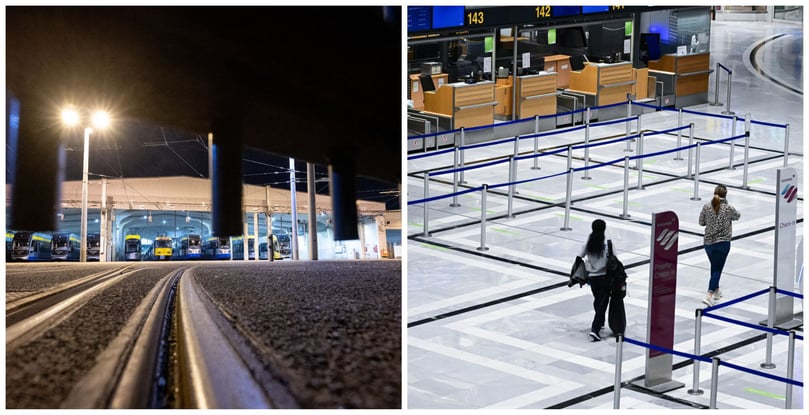 Welche Bereiche werden betroffen sein? Neben dem Nah- und Fernverkehr werden auch die deutschen Flughäfen am Montag bestreikt.