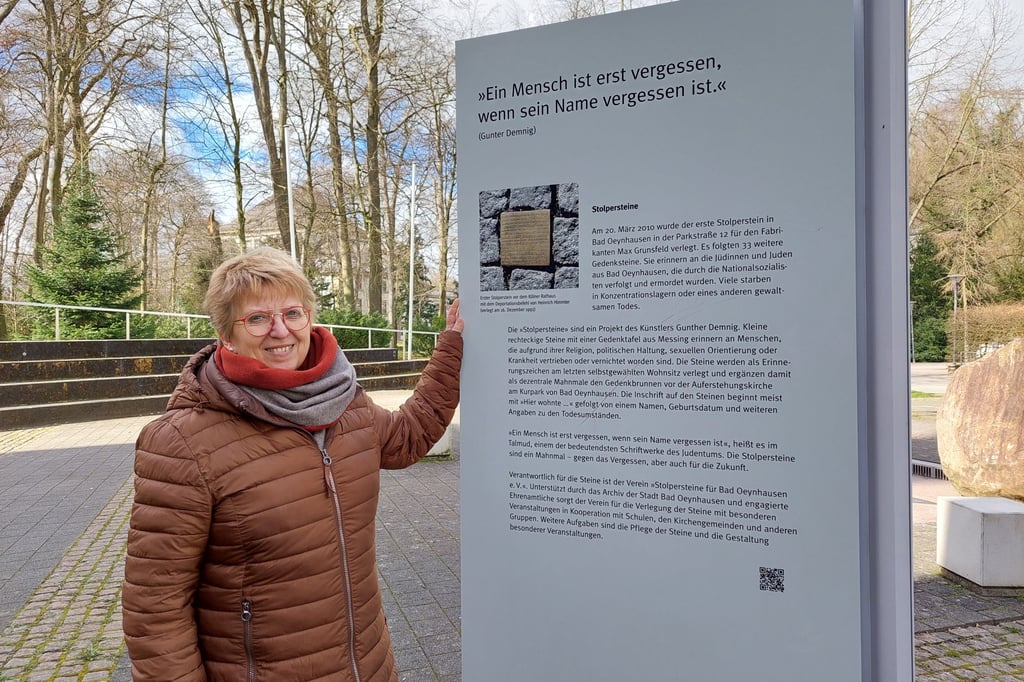 Bad Oeynhausen Verein Stolpersteine hält Erinnerung an Opfer wach