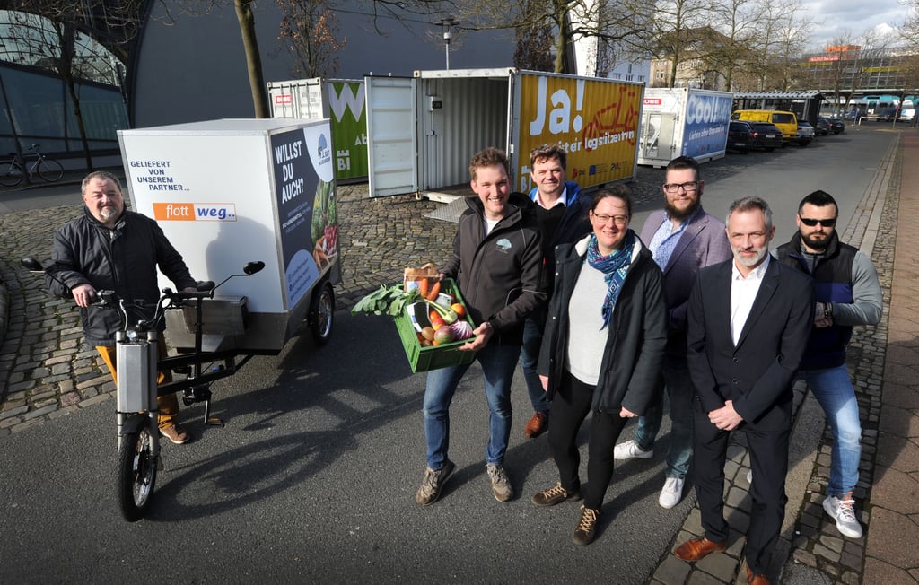 Drei Container für Bielefelds Verkehrswende
