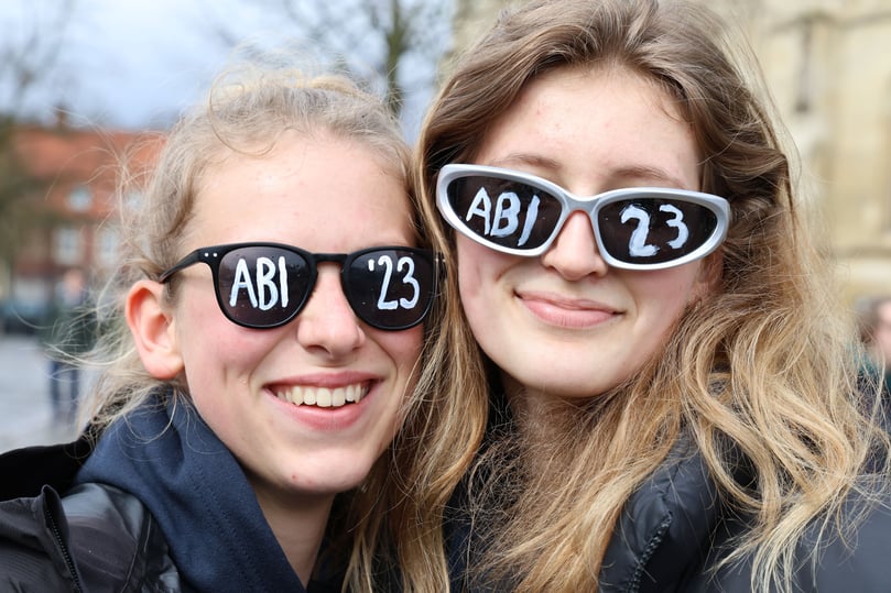 Die Abiturienten feierten am Freitag (31. März) ihren letzten Schultag. Am 17. April wird es Ernst. Dann schreiben sie die erste Abitur-Klausur.