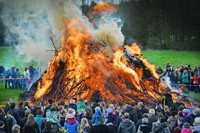 22 Osterfeuer brennen in diesem Jahr in Bielefeld